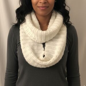 Victoria's Secret White Knit Accessory Scarves